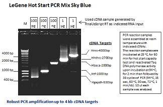 LeGene Hot Start PCR Mix Sky Blue (up to 4 kb)